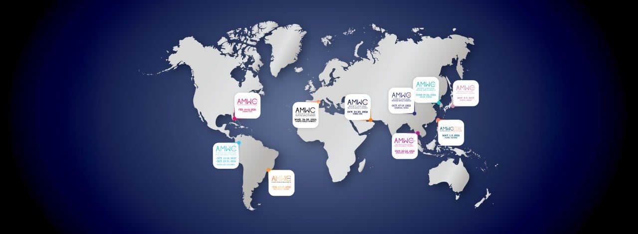 AMWC event map