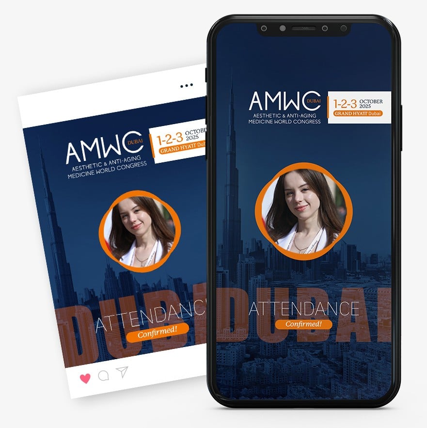 AMWC Dubai - Instagram template
