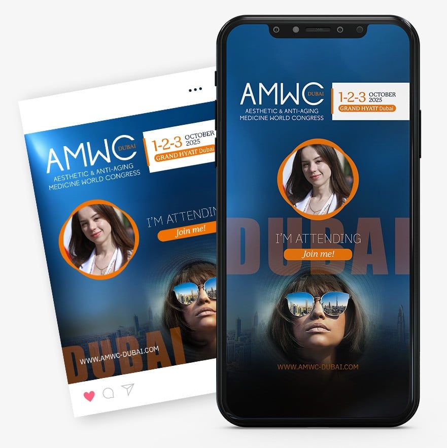 AMWC Dubai - Instagram template